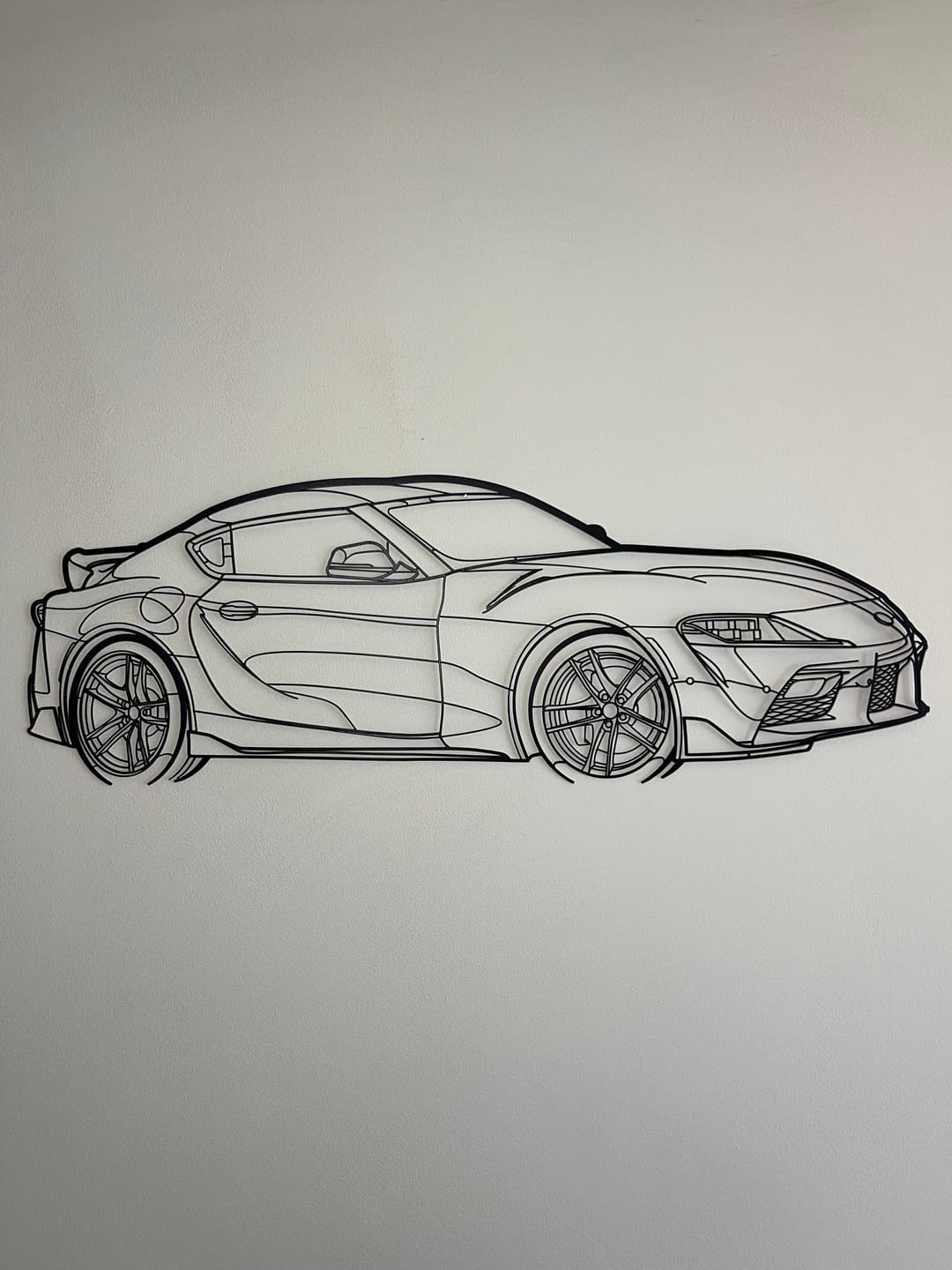 Customer photo review of Custom Car Metal Wall Art - Made From Your Car