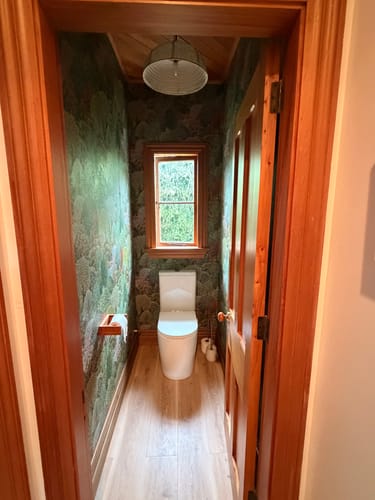 Customer photo review of Arboretum Garden Wallpaper - Green