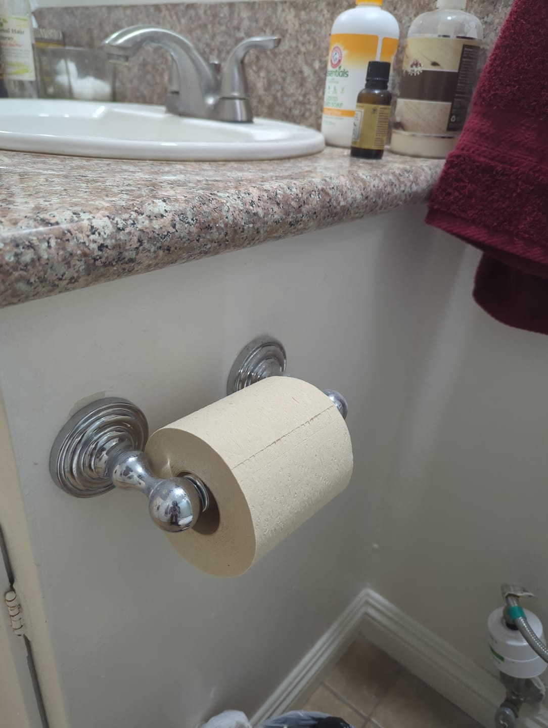 Customer photo review of Essential Toilet Paper 24 Single Roll Box