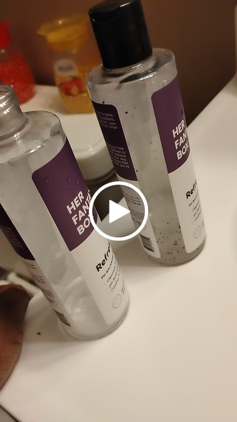 Customer video review of Refresh Plant Based Yoni Gel Wash (pH Balancing) - 3 pk
