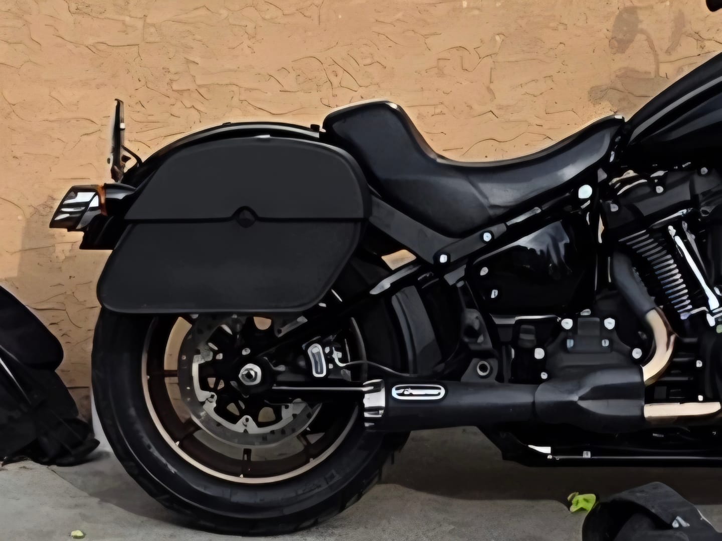 Customer photo review of Viking Turn Signal & License Plate Relocation/ Extension Kit For Harley Davidson Softail 2018+ Models