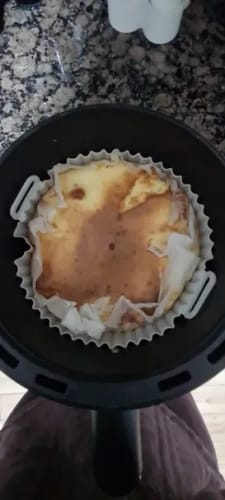 Customer photo review of Contenitore in silicone riutilizzabile per friggitrice ad aria – Adatto anche a forno, microonde e frigorifero