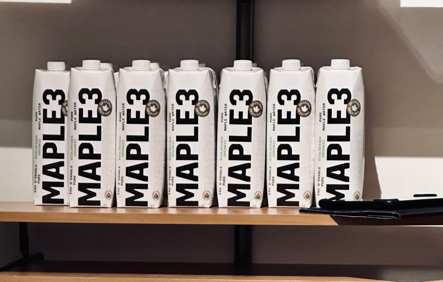 Customer photo review of Pure Organic Maple Water