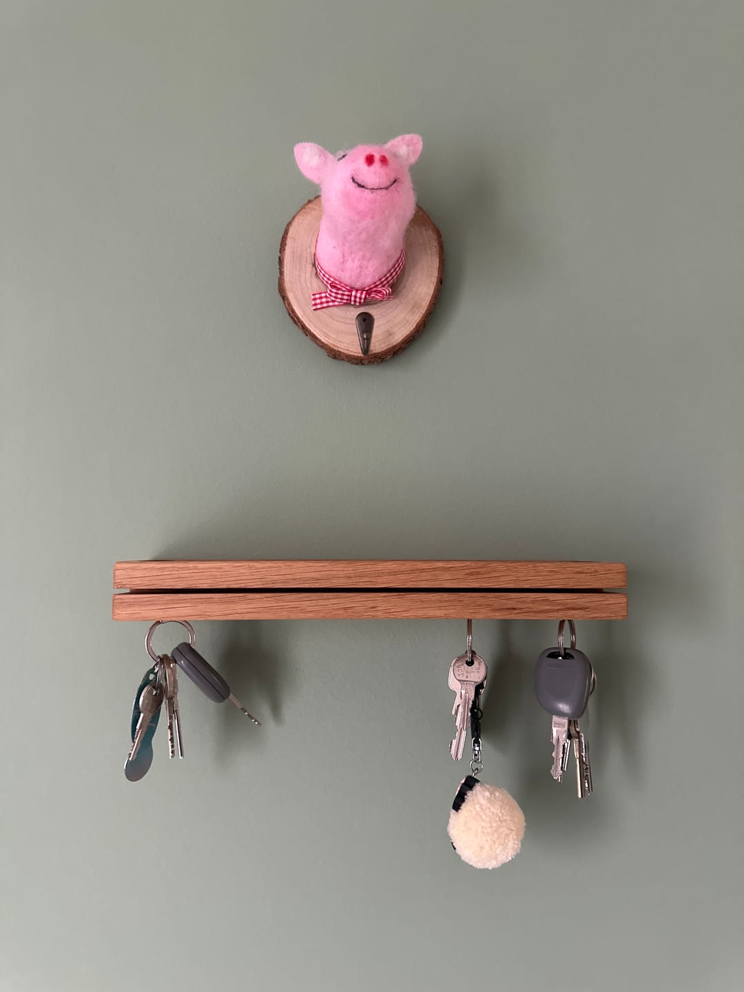 Customer photo review of Schlüsselbrett TALEA aus Holz