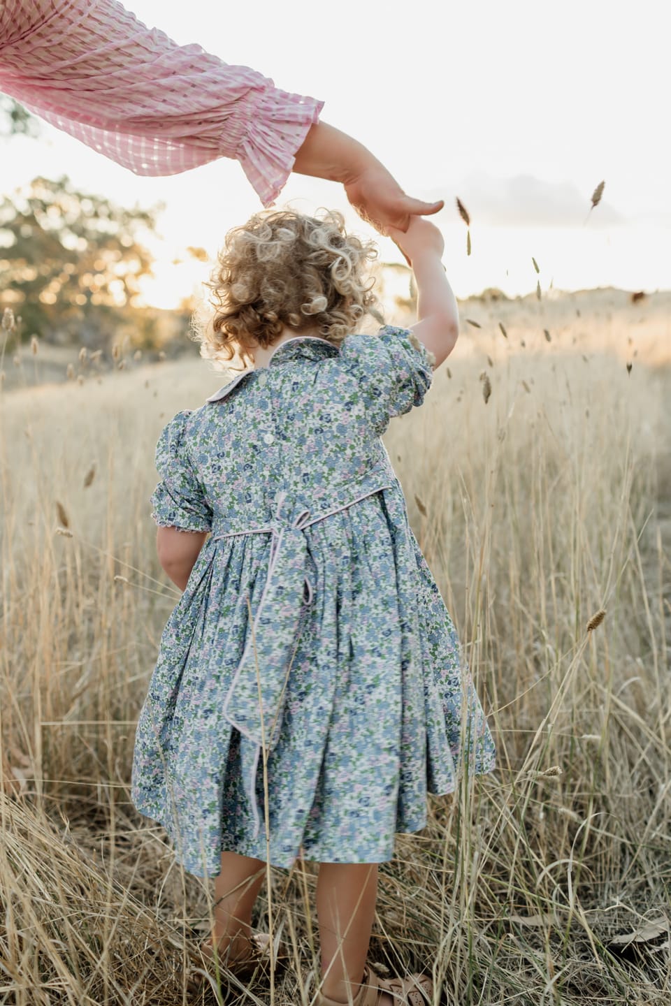 Customer photo review of Iris Handsmocked Dress