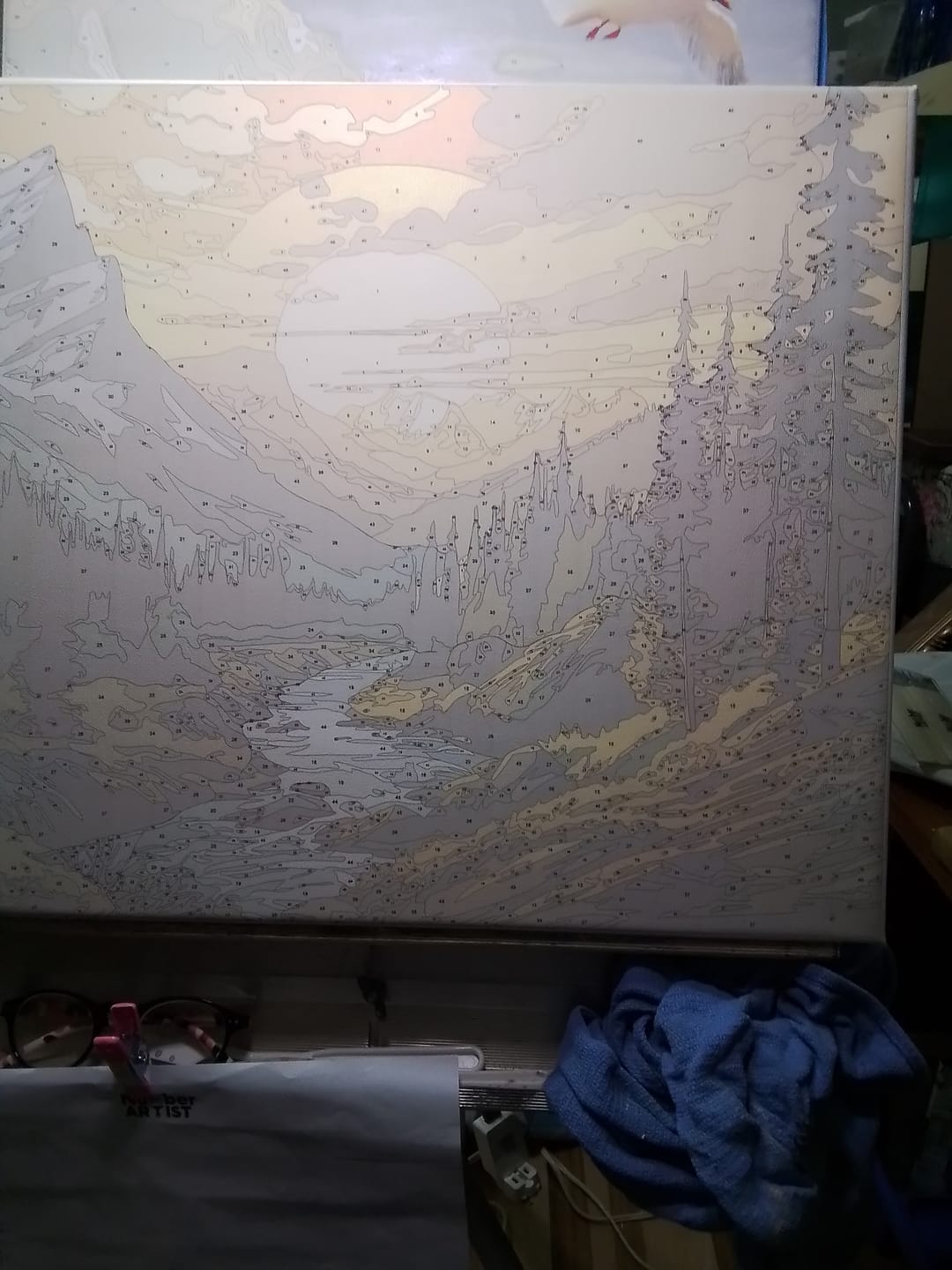 Customer photo review of Mountainside Sunset