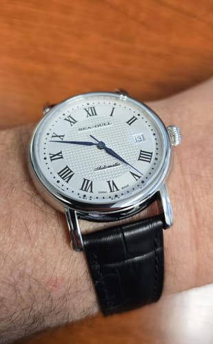 Customer photo review of Roman Numerals Dress Couple Watch 38.5mm/27mm