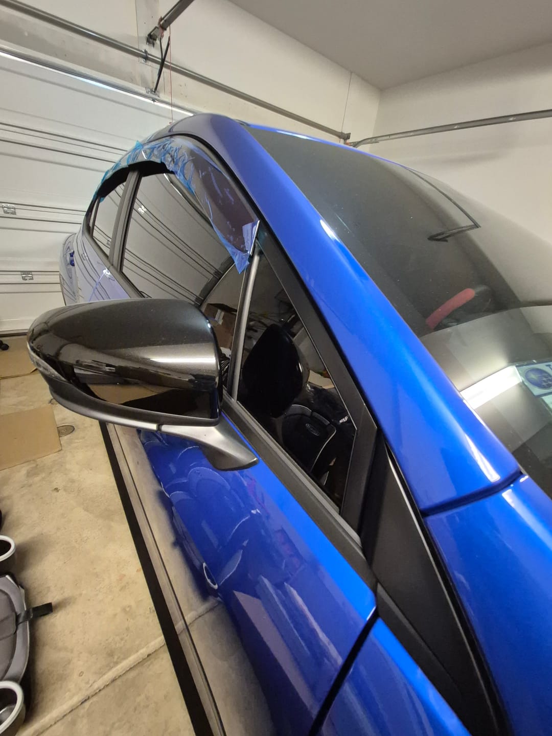 Customer photo review of 2022-Up Subaru WRX | JDM Clip-On Style Side Vent Window Visors Rain Guard