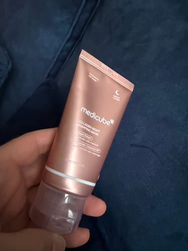 Customer photo review of Medicube Collagen Night Wrapping Mask 75 ml