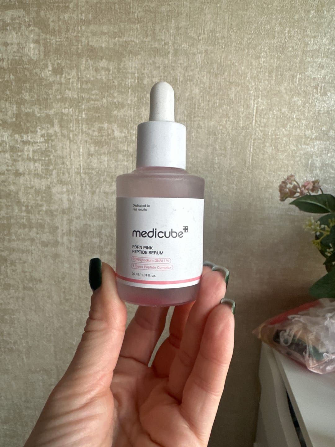 Customer photo review of Liftinga serums ar PDRN un peptīdiem Medicube PDRN Pink Peptide Serum
