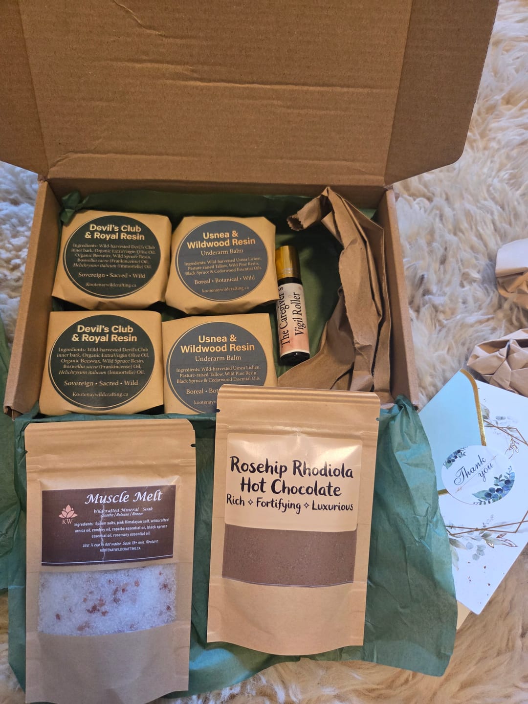 Customer photo review of Devil’s Club & Royal Resin Botanical Salve