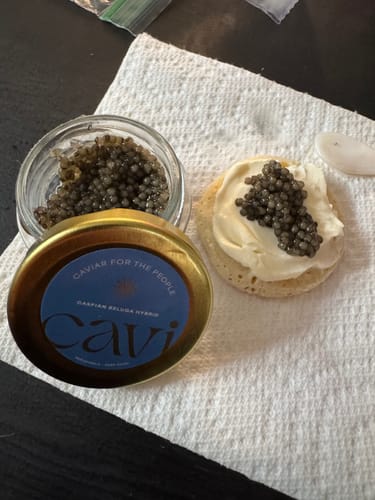 Customer photo review of Caspian Beluga Hybrid Caviar