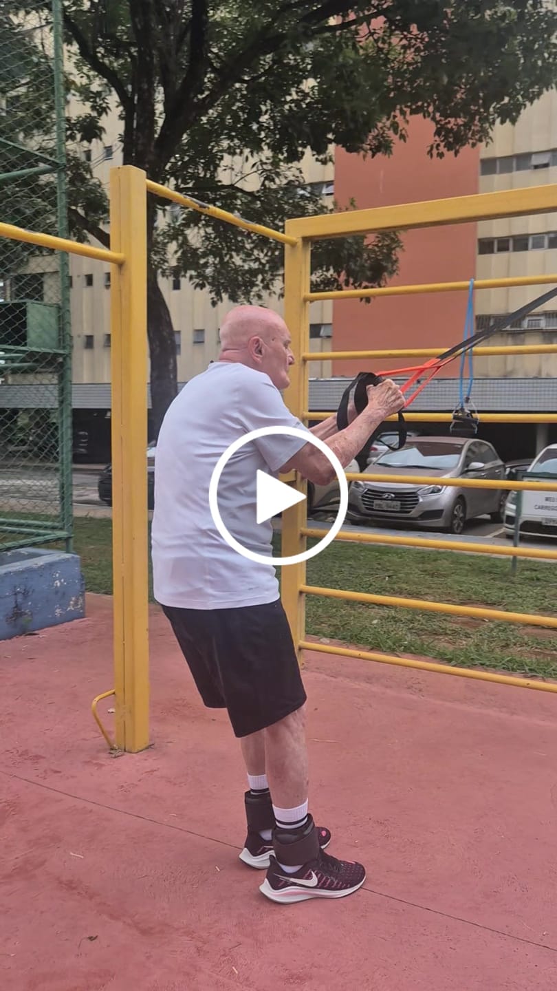 Customer video review of Fita De Suspensão TRX