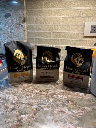 Customer photo review of Espresso | Medium | Med/Dark | 3 - 12oz | Whole Bean or Ground