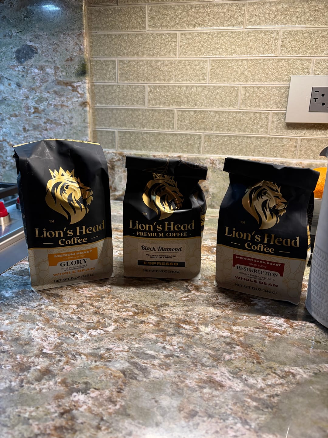 Customer photo review of Espresso | Medium | Med/Dark | 3 - 12oz | Whole Bean or Ground