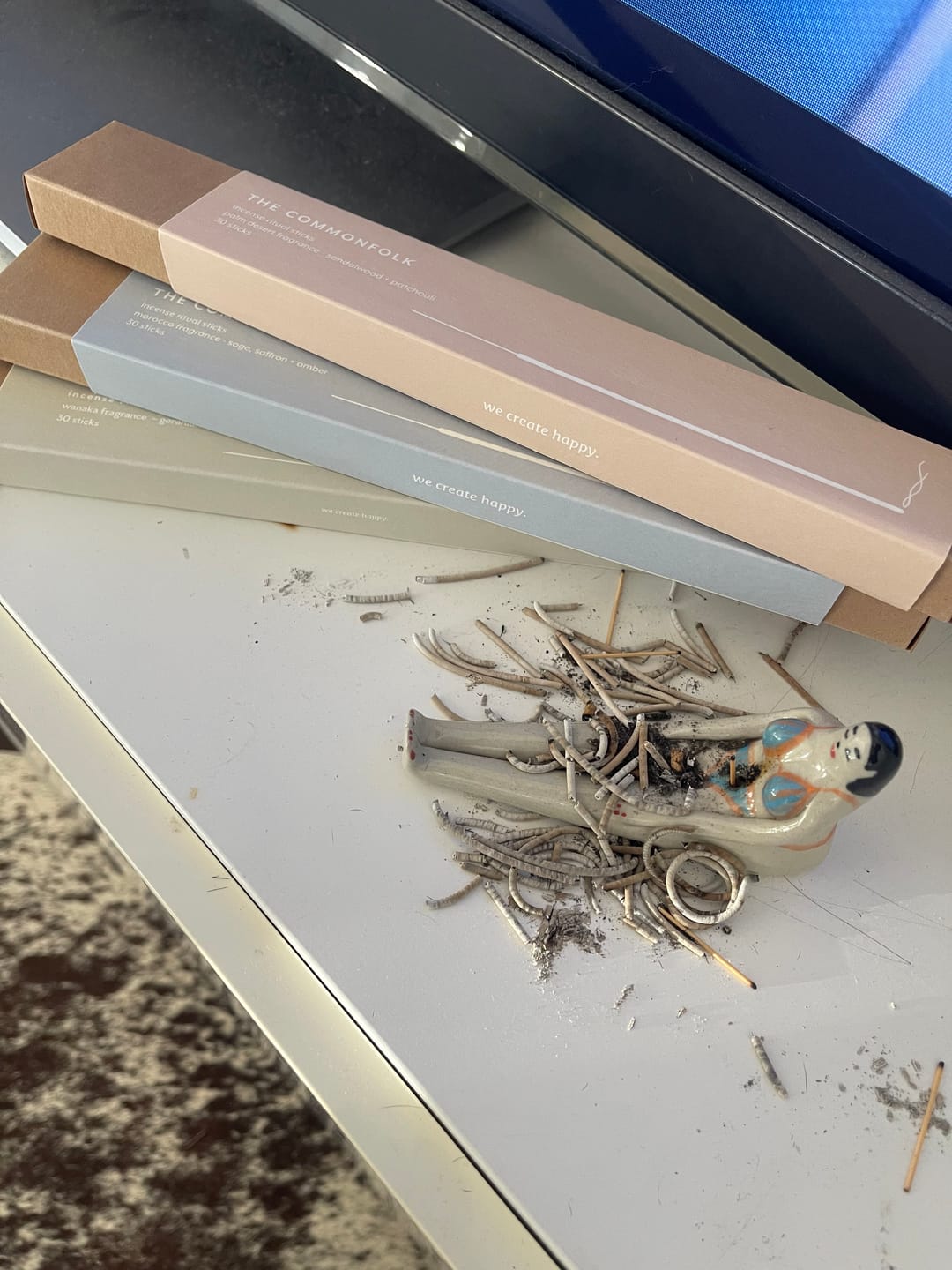 Customer photo review of Keep It Simple ~ Incense Ritual Sticks Trio