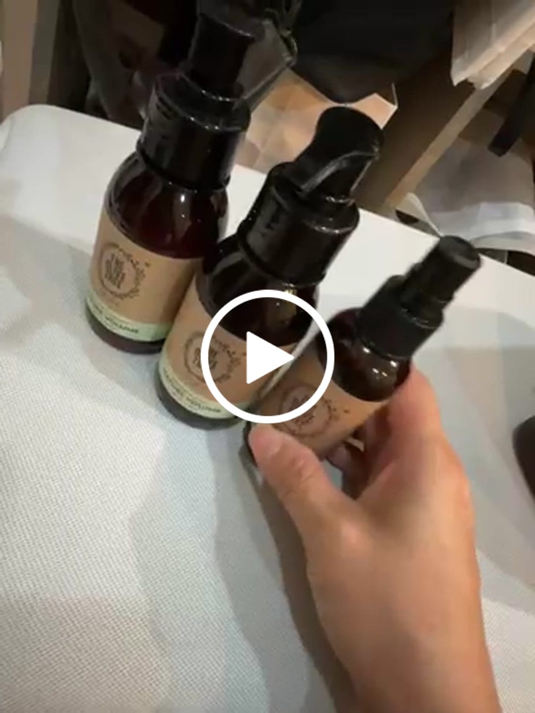 Customer video review of Nature Volume Shampoo Set ( 500ml x 2 ) & Hair Serum 50ml