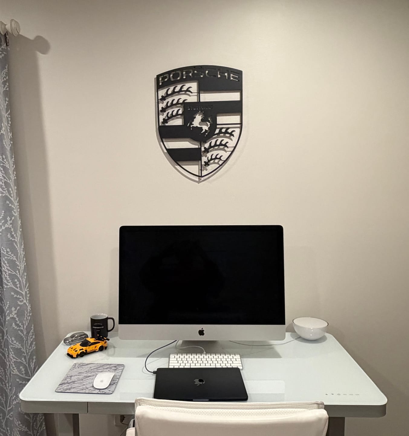 Customer photo review of Porsche Metal Car Emblem