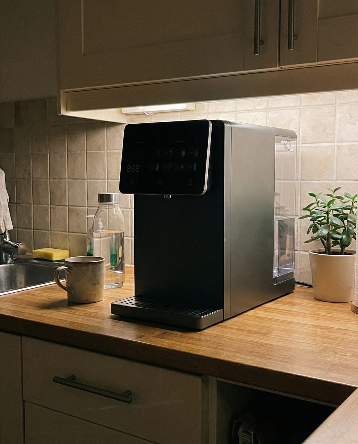 Customer photo review of RO32 Countertop Reverse Osmosis Water System with Mineral Filter – 2:1 Low Waste, Instant Hot Water, Preset Temperatures