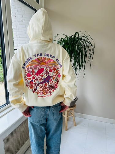 Customer photo review of Whale Shark Tropics Hoodie
