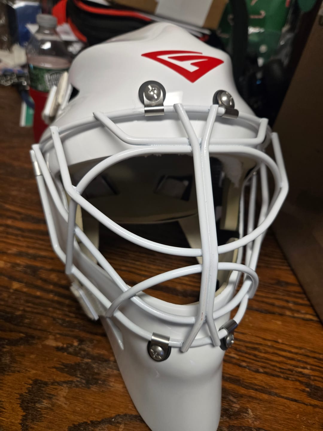 Customer photo review of LGR-CAT316 Pro Goalie Mask Pro Caliber