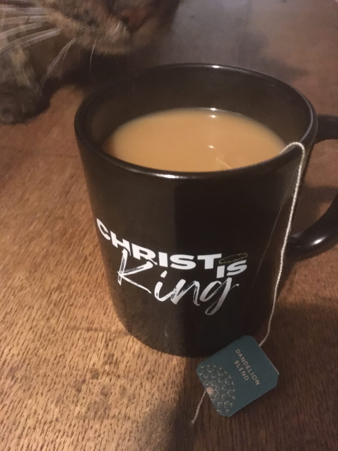 Customer photo review of Christ is King Mug
