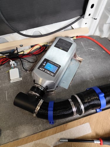 Customer photo review of Air Wi-Fi & Bluetooth Diesel Air Heater 2kW / 5kW / 8kW - 12V/24V