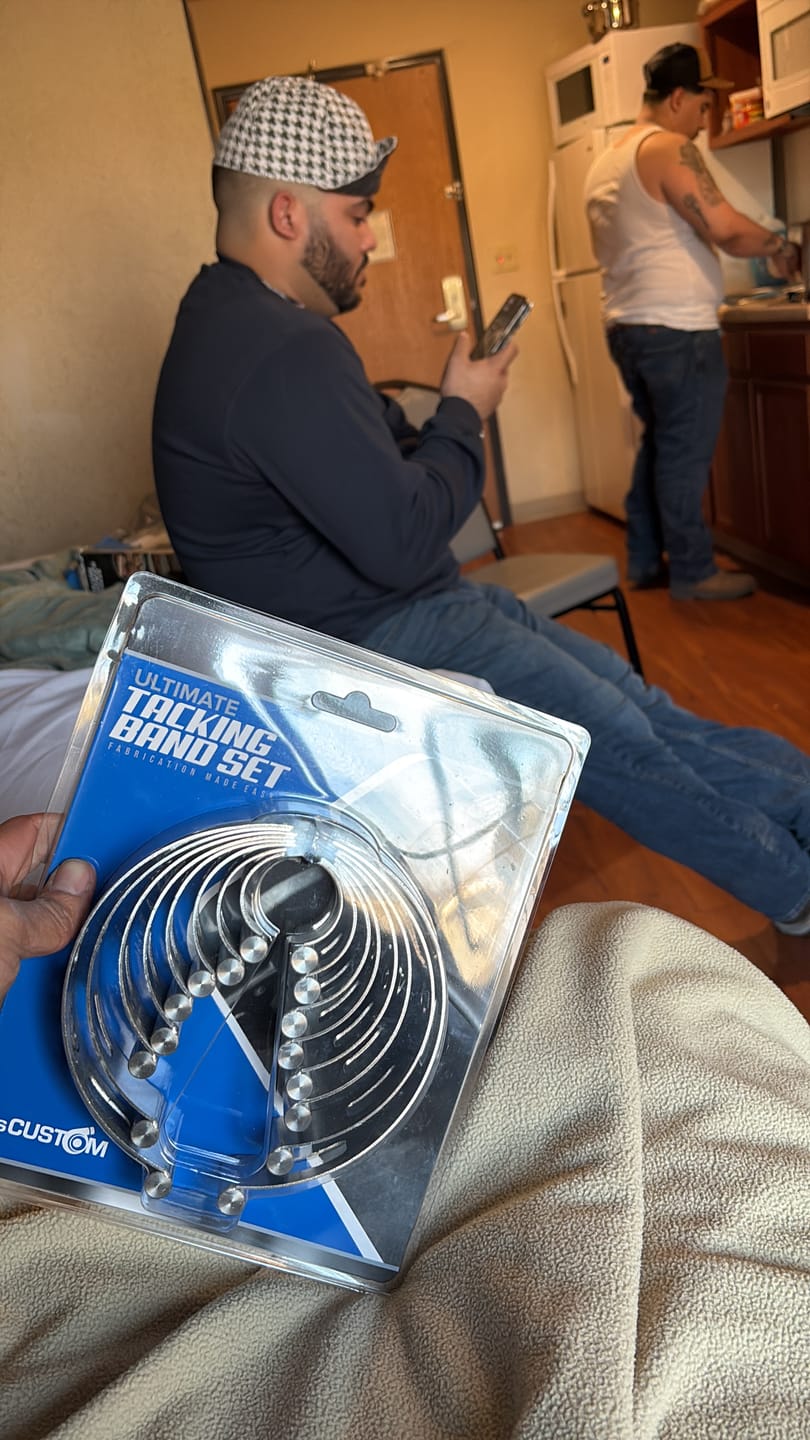 Customer photo review of Tacking Band Set 1.5’’- 6’’