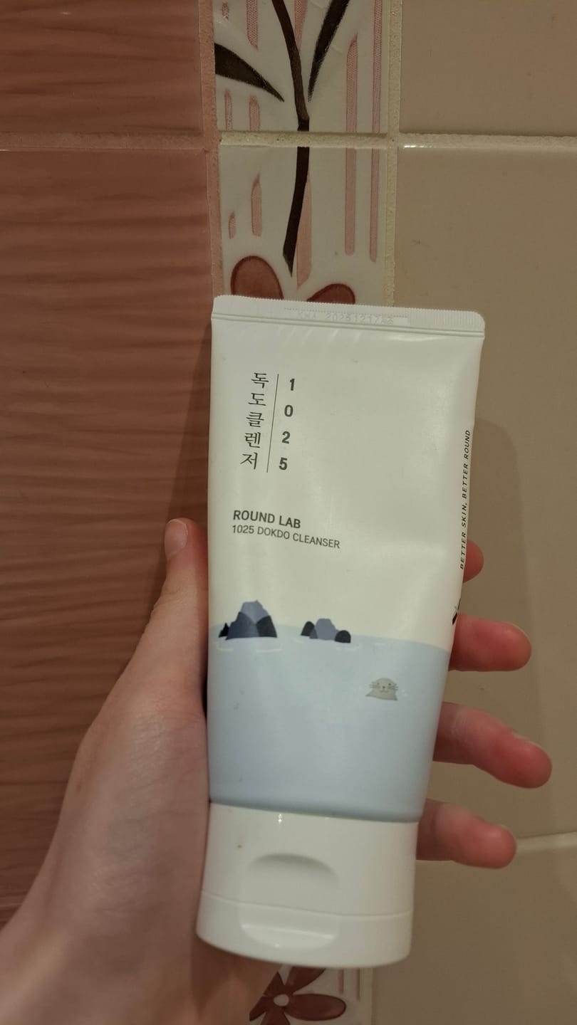 Customer photo review of Maigas putiņas sejas mazgāšanai ar jūras ūdeni Round Lab1025 Dokdo Cleanser
