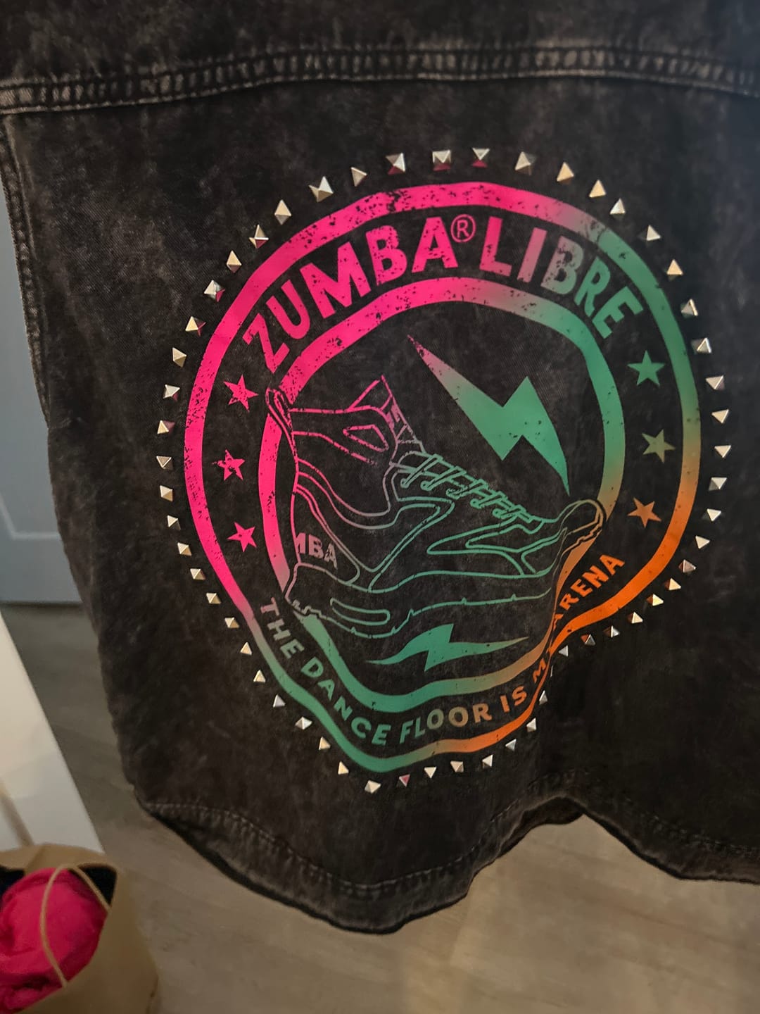 Customer photo review of Zumba Libre Denim Vest