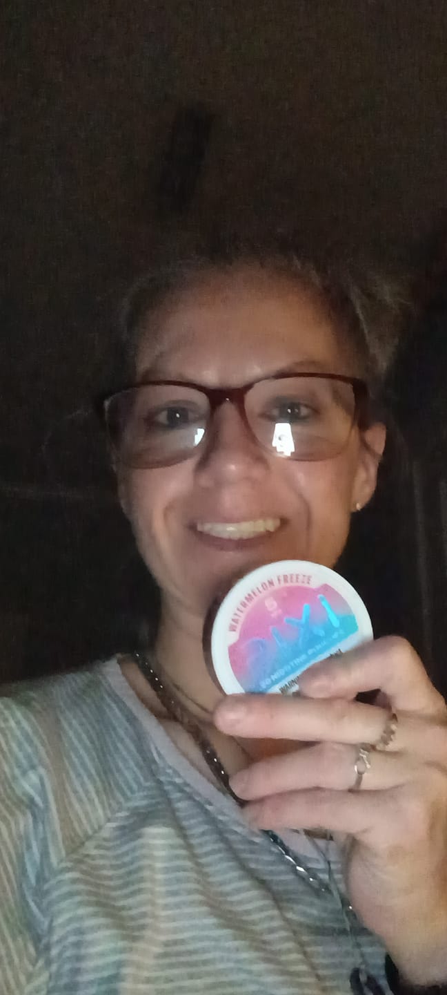 Customer photo review of Burst Nicotine Pouches