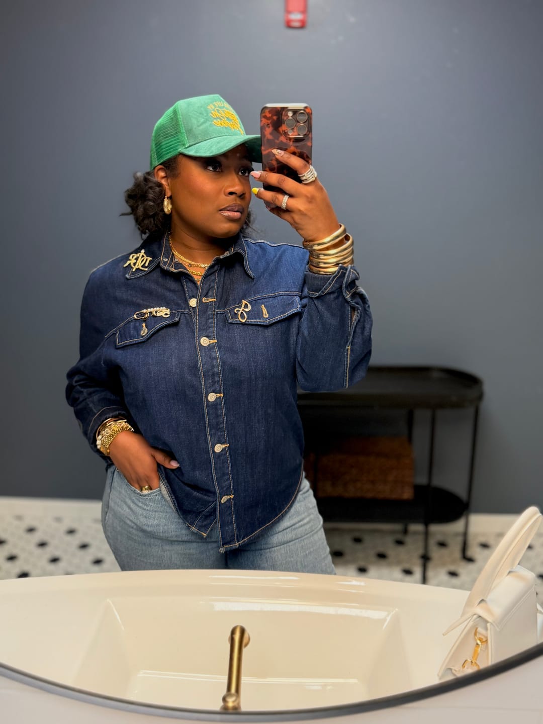 Customer photo review of Living Life by Faith On Purpose™ Trucker Hat