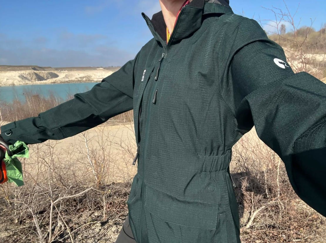 Customer photo review of Pack&Carry Shell Jacket 2.0 | Pinetree | Teddy