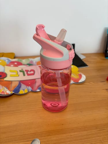 Customer photo review of Summit Tritan Sport | בקבוק שתייה טריטן שקוף עם פקק קשית 450 מ"ל