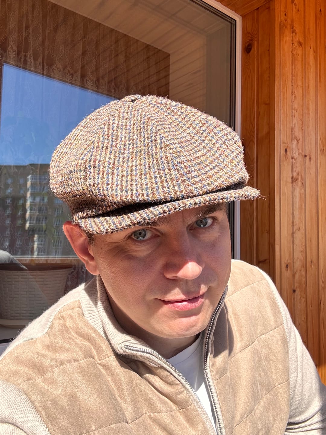 Customer photo review of Connery Cap Tweed
