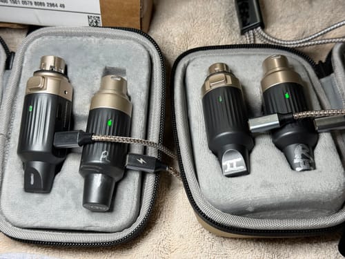 Customer photo review of XL-aiR UHF Wireless System for Dynamic Microphones – Pro XLR Audio, 165ft (50m) Range, 6-Hour Battery