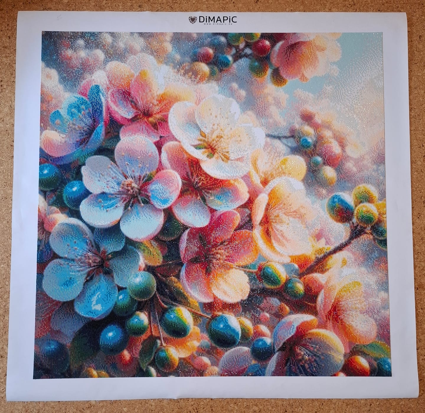 Customer photo review of Sommerblüte - Diamond Painting