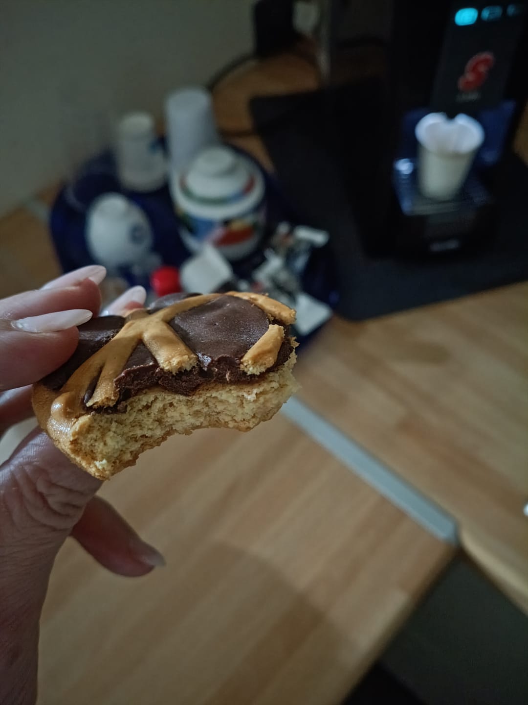 Customer photo review of Crostatine con crema al cioccolato