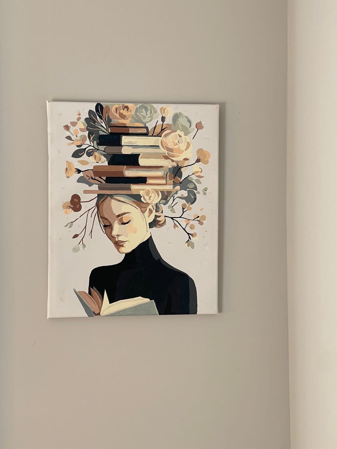 Customer photo review of Book garden | Paint by Number