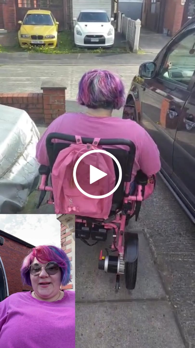 Customer video review of Limited Edition Pink Lightweight Electric Wheelchair | Freedom Pro ST