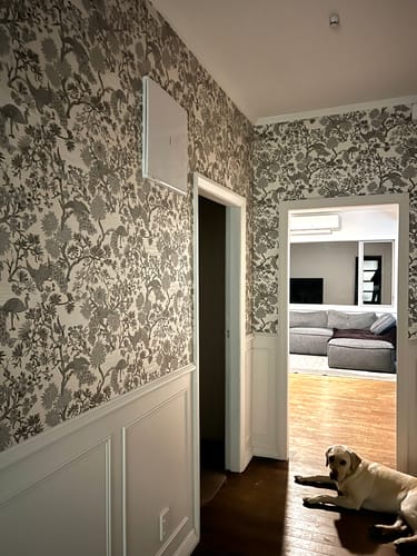 Customer photo review of Asian Garden Wallpaper - Black
