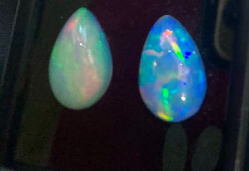 Customer photo review of 4.80ct Teardrop Cabochon