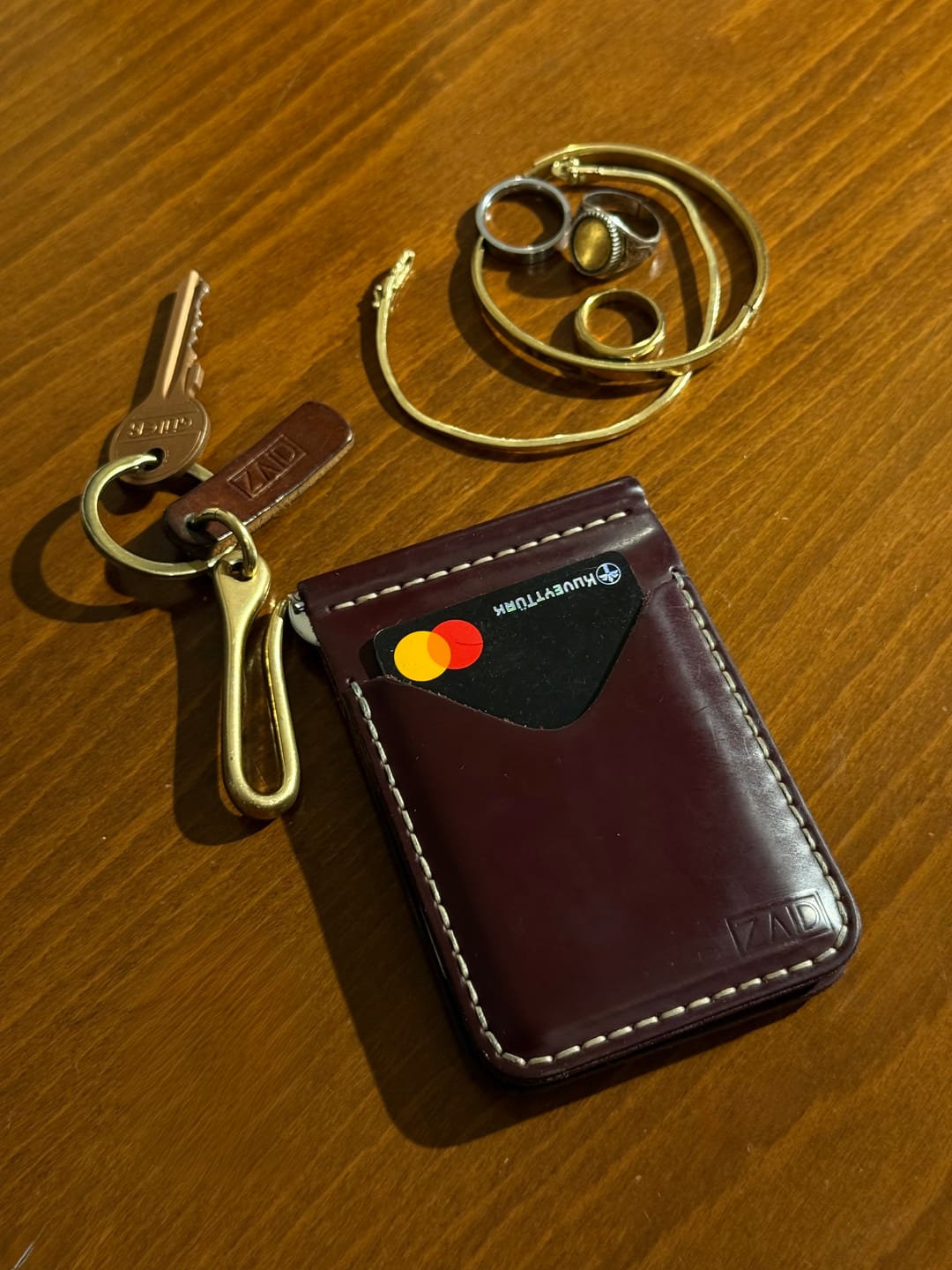 Customer photo review of Bifold No.5 Cüzdan - Bordo