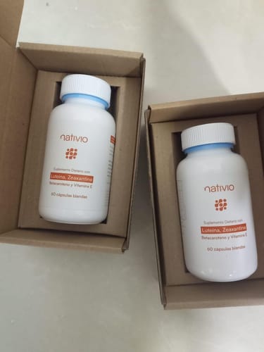 Customer photo review of Nativio - Suplemento Ocular