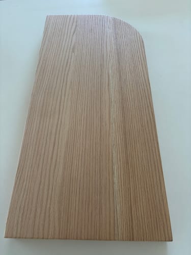 Customer photo review of Curved Floating Shelf