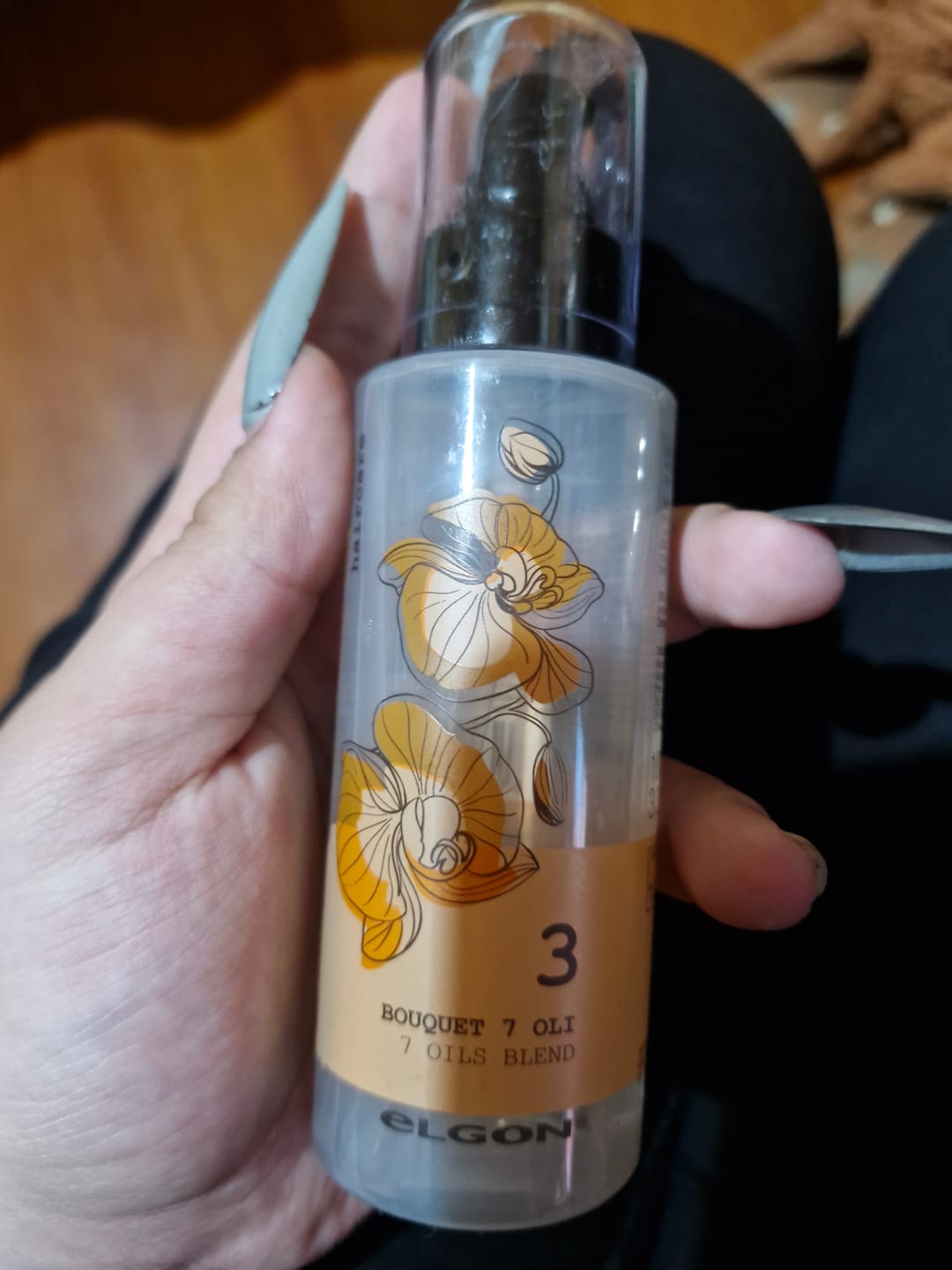 Customer photo review of Óleo 7 Aceites Refibra Bouquet 100ml Elgon
