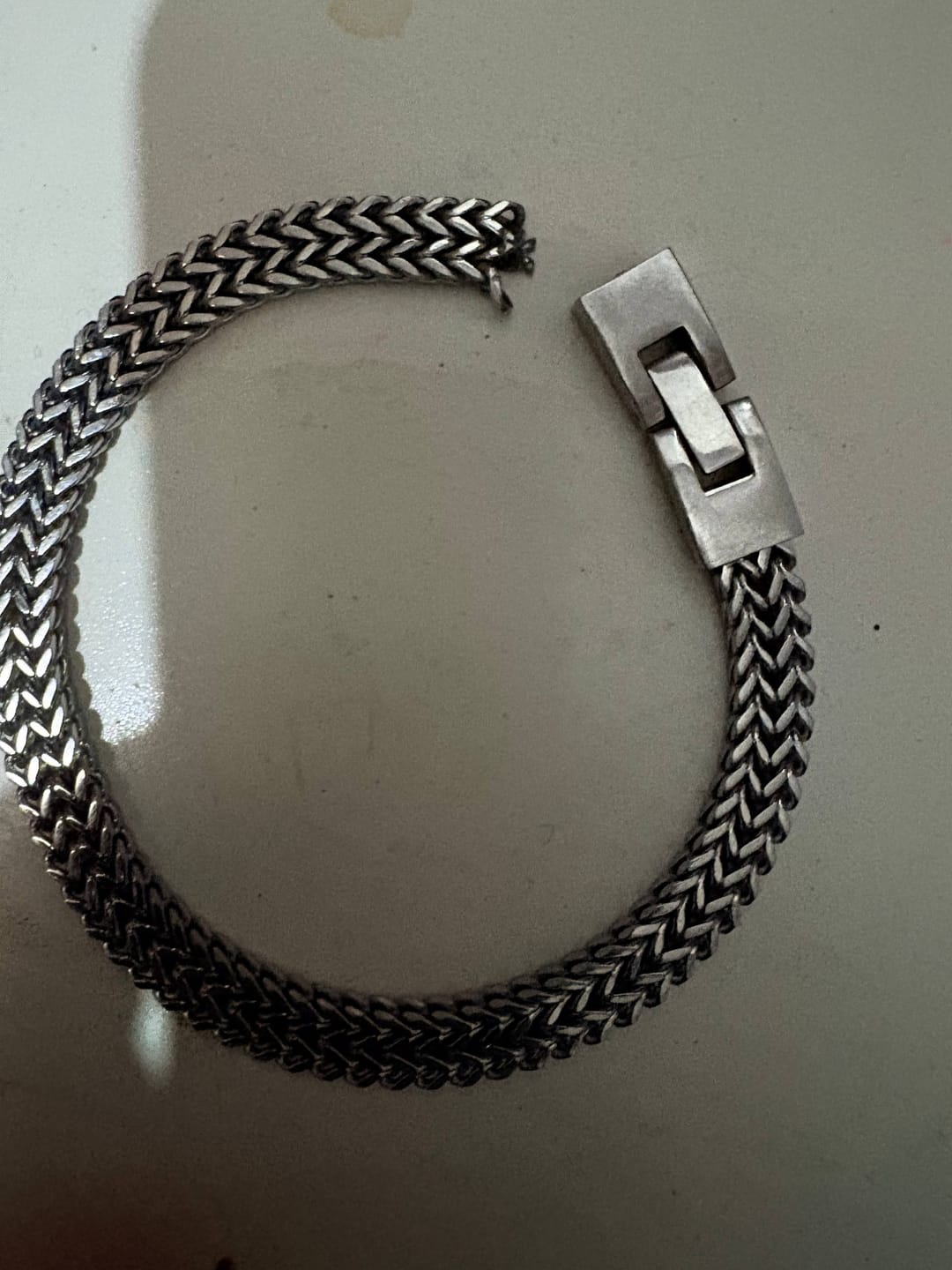 Customer photo review of Delicate Silver Chain Bracelet