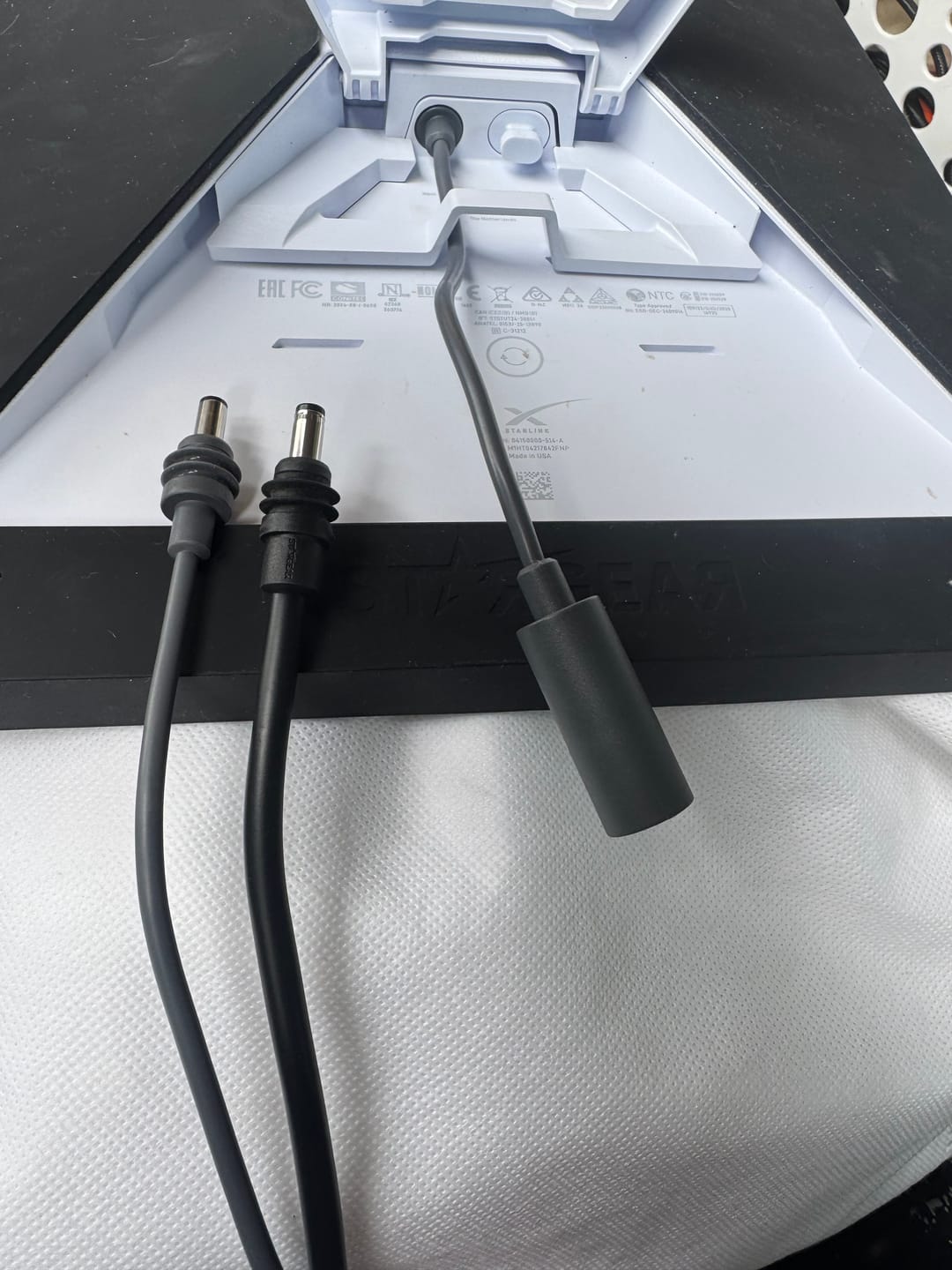 Customer photo review of Starlink Mini DC Extension Cable