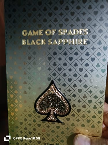 Customer photo review of Perfume Jo Milano Game Of Spade Black Sapphire de 90ML EDP