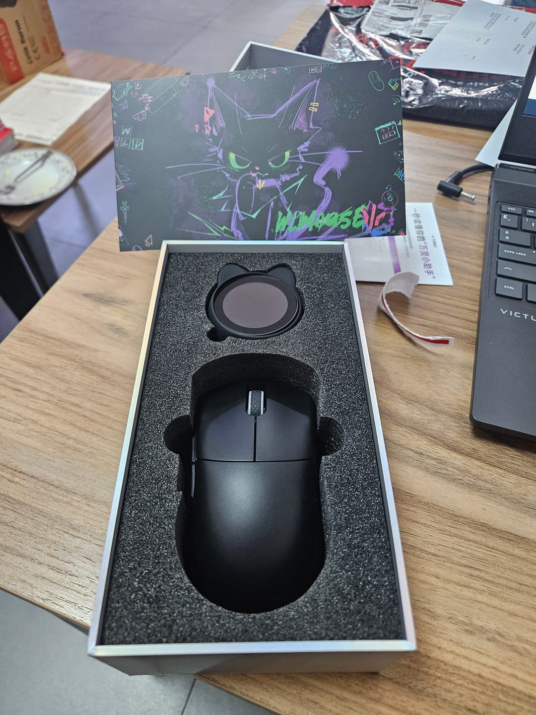 Customer photo review of WLMouse Huan Magnezyum Wireless Mouse